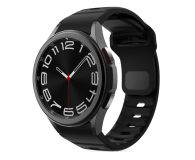 Pasek i akcesoria do zegarków TECH-PROTECT Silicone Line do Galaxy Watch 4 / 5 / 5 Pro / 6 / 7 / FE Bla 5906302313600
